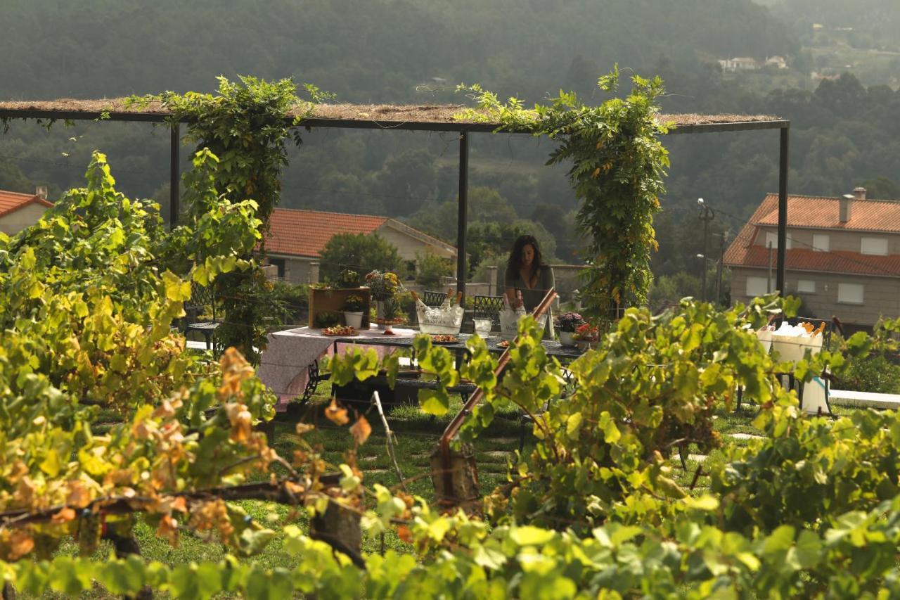 Pazo De Almuina Affittacamere Arbo Esterno foto