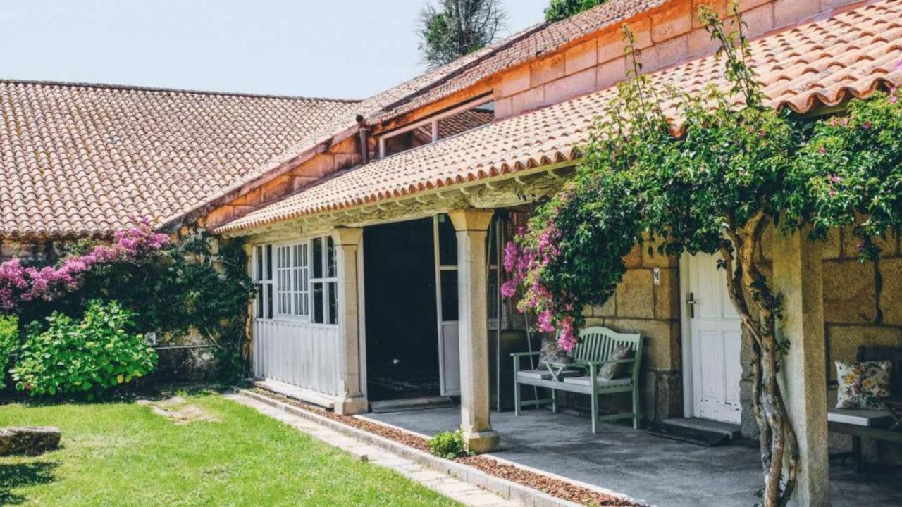 Pazo De Almuina Affittacamere Arbo Esterno foto